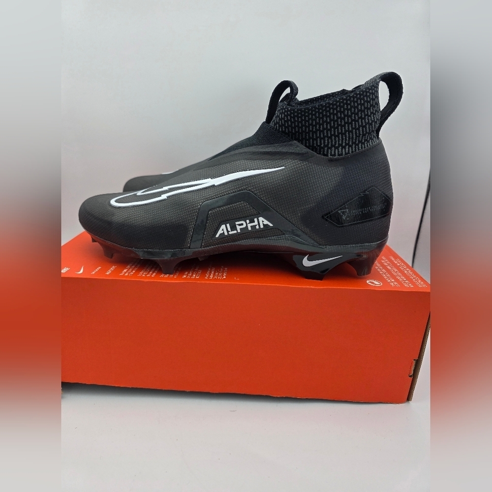 Nike Alpha Menace Elite 3 'Black Grey' Football Cleats
